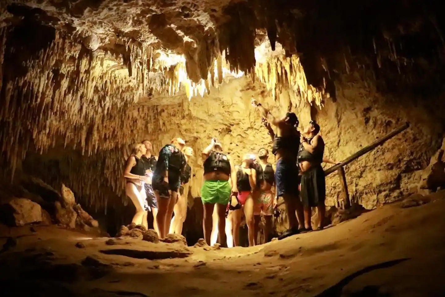 E-BIKE TOUR THROUGH THE MAYAN JUNGLE, CAVERNS AND CENOTES  (STARTING OFF DOWNTOWN PLAYA DEL CARMEN)