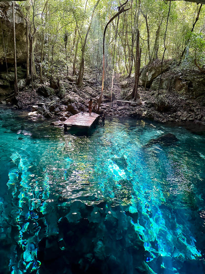 E-BIKE TOUR TO HIDDEN CENOTE  (STARTING OFF DOWNTOWN PLAYA DEL CARMEN)