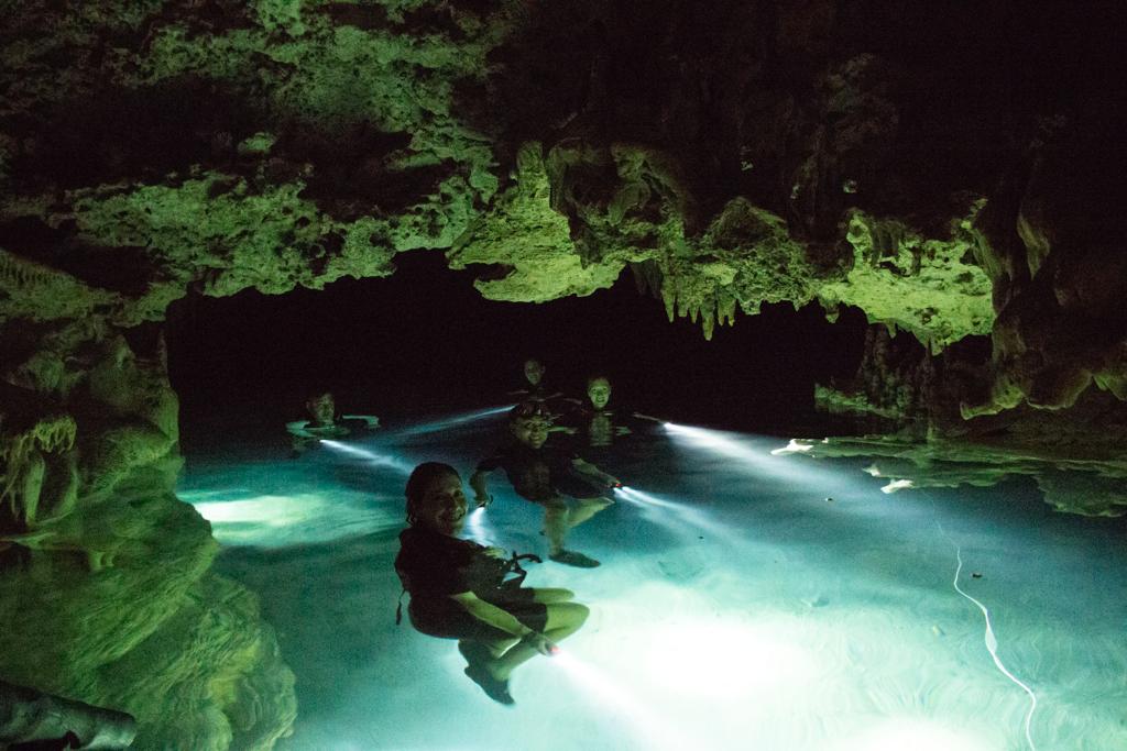 E-BIKE TOUR THROUGH THE MAYAN JUNGLE, CAVERNS AND CENOTES  (STARTING OFF DOWNTOWN PLAYA DEL CARMEN)