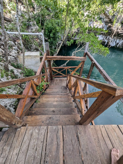 DIVE INTO THE JUNGLE WITH OUR E-BiKE TOUR A 300 FOOTER CENOTE