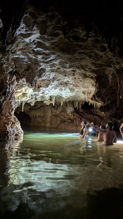 E-BIKE TOUR THROUGH THE MAYAN JUNGLE, CAVERNS AND CENOTES  (STARTING OFF DOWNTOWN PLAYA DEL CARMEN)