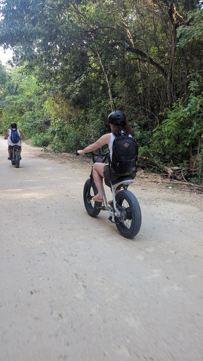 E-BIKE TOUR TO HIDDEN CENOTE  (STARTING OFF DOWNTOWN PLAYA DEL CARMEN)